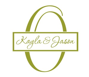 dpd: Kayla's wedding invitation & monogram